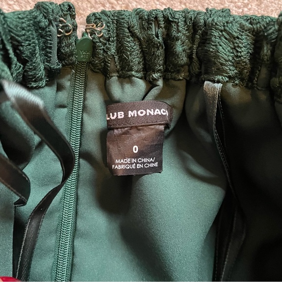 CLUB MONACO CHRISTMAS DRESS SIZE 0 - Picture 7 of 7